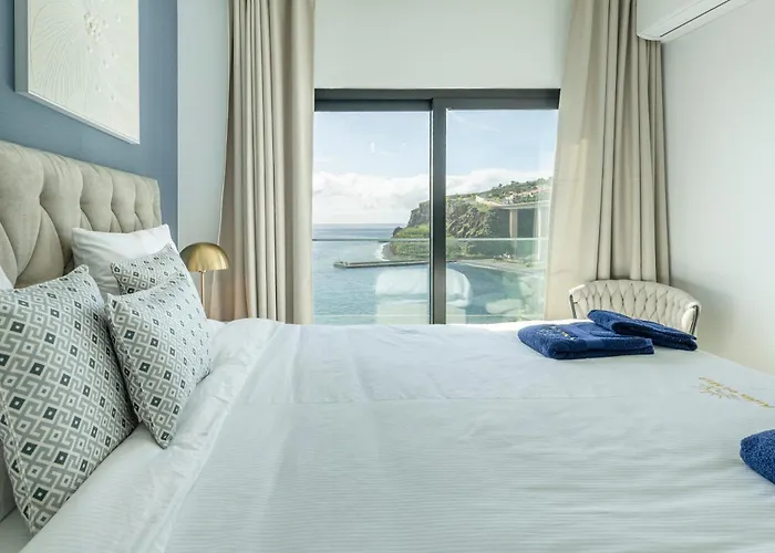 شقة Alma Do Mar Luxury - Ocean Front Gaula